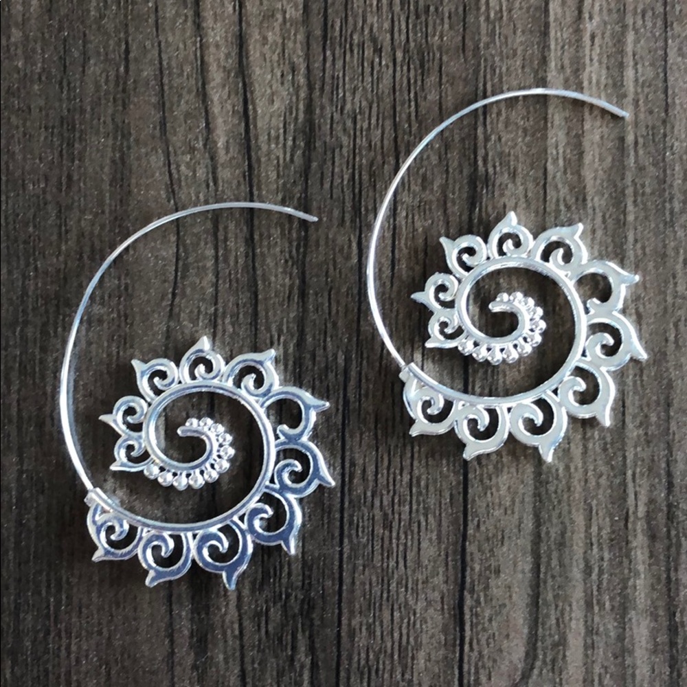 Spiral earrings